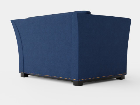 Madison loveseat indigo 3D Model