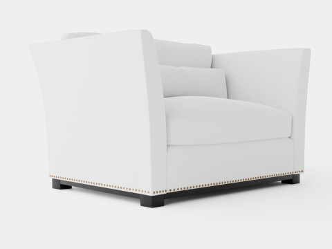 Madison loveseat off white Modelo 3D