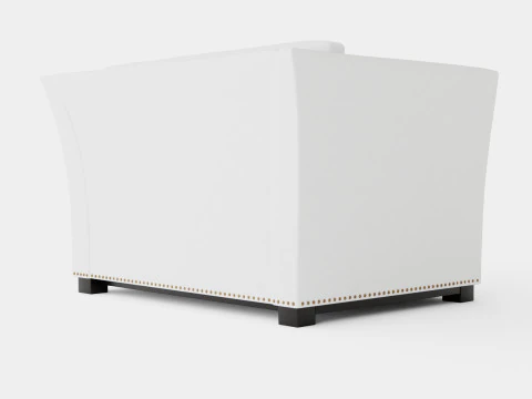 Madison loveseat off white 3D Model