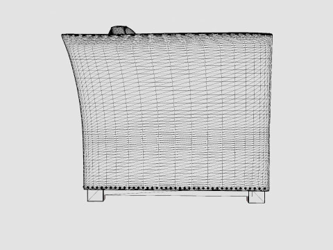 Madison loveseat off white 3D Model