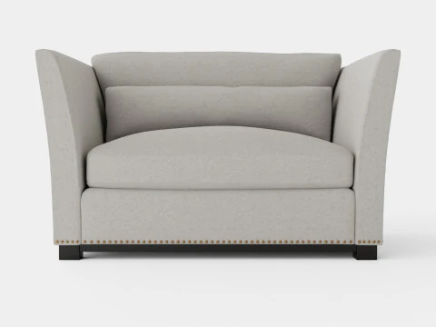 Madison loveseat sand 3D Model
