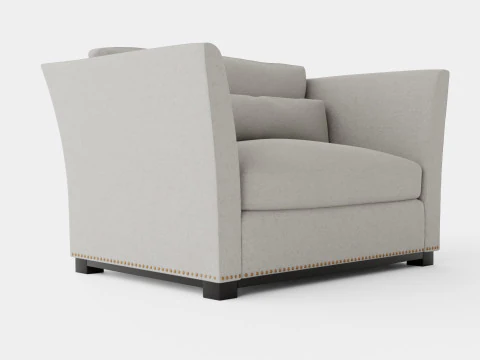 Madison loveseat sand 3D Model
