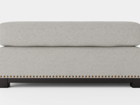 Madison ottoman sand 3D Model