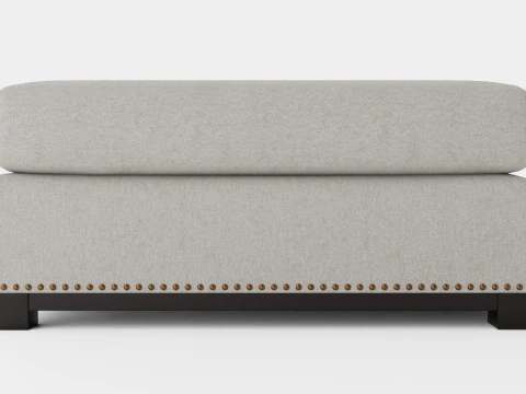 Madison ottoman sand 3D Model