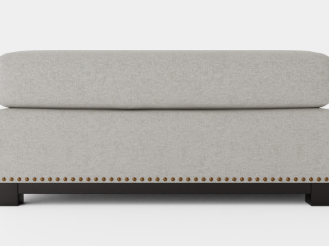 Madison ottoman sand 3Dモデル