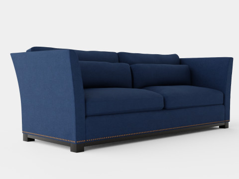 Madison sofa indigo Model 3D