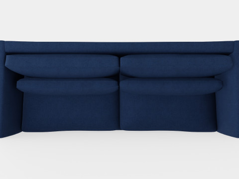 Madison sofa indigo Model 3D