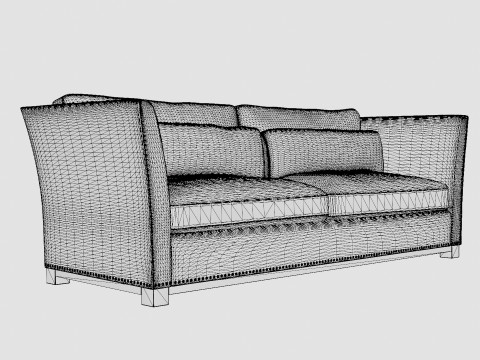 Madison sofa indigo Model 3D