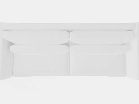 Madison sofa off white 3D Model