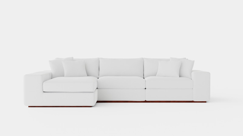 Malibu sofa off white 3D Model .c4d .max .obj .3ds .fbx .stl .blend 
