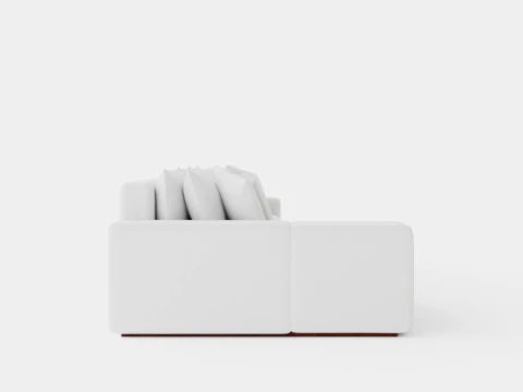 Malibu sofa off white 3D Model