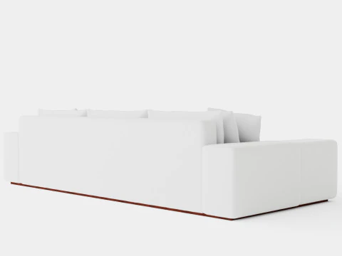 Malibu sofa off white 3D Model