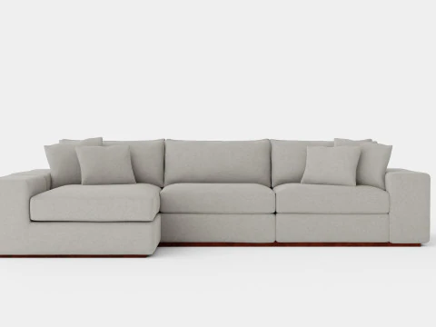 Divano Malibu sabbia Modello 3D