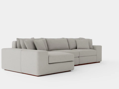 Malibu sofa sand 3D Model