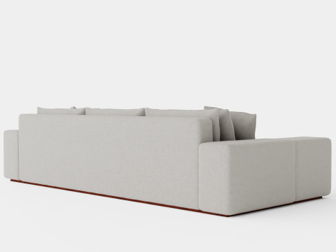 Malibu sofa sand Modelo 3D