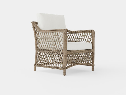 Marbella armchair vintage 3D Model