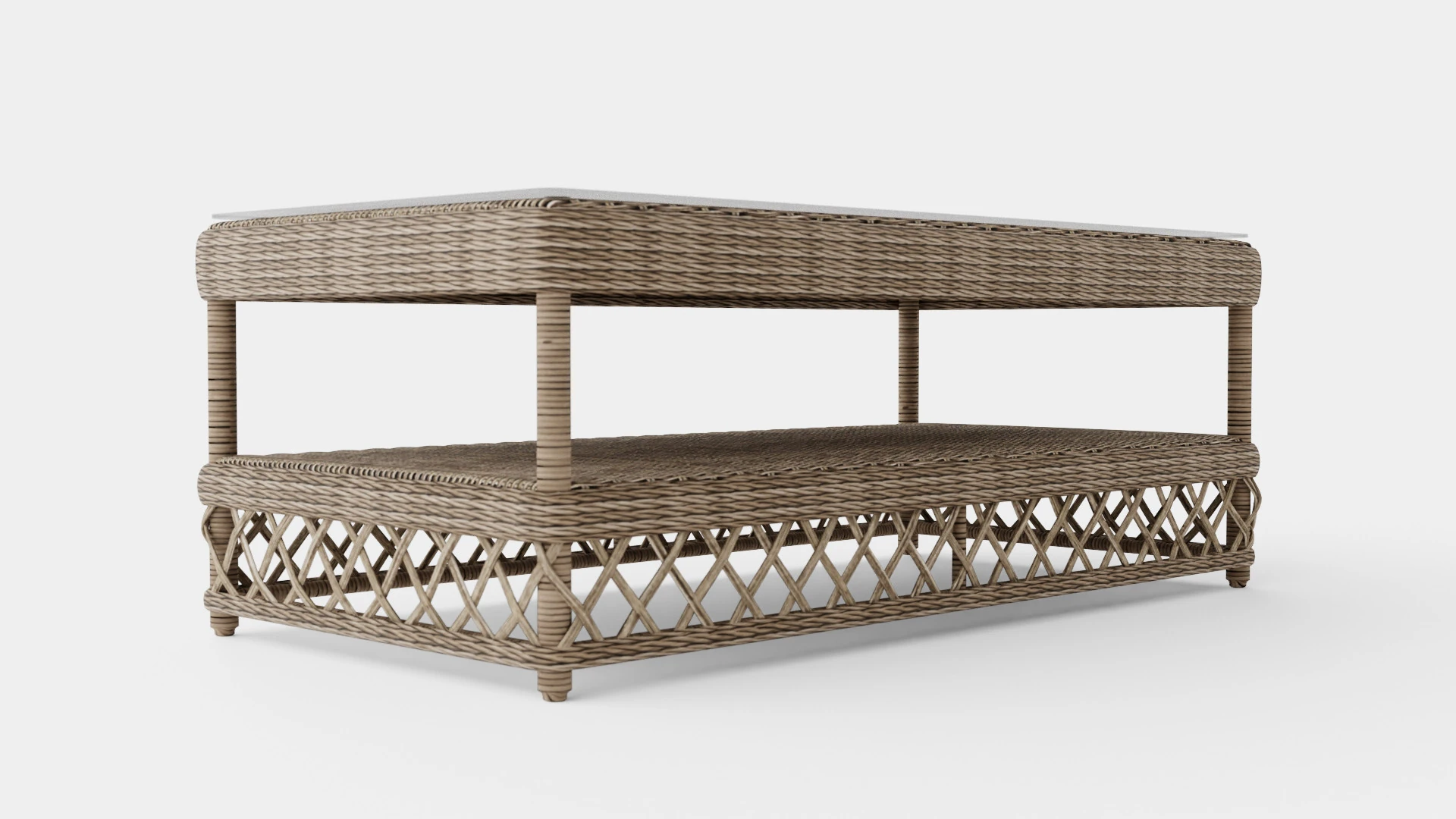 Marbella coffee table vintage 3D Model .c4d .max .obj .3ds .fbx .stl .blend 