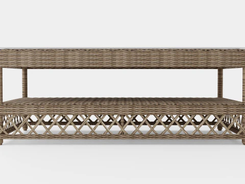 Marbella coffee table vintage 3D Model