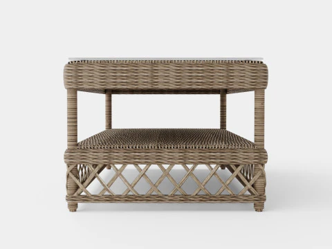 Marbella coffee table vintage 3D Model