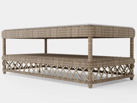 Marbella coffee table vintage 3D Model