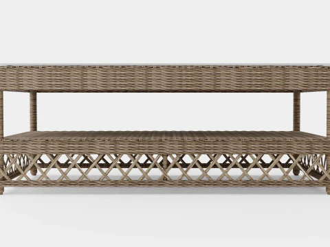 Marbella coffee table vintage 3D Model