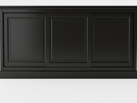 Marthas sideboard black 3D Model