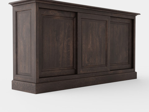 Marthas sideboard wenge 3D Model