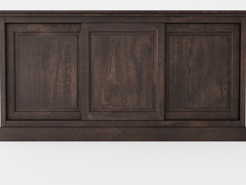 Marthas sideboard wenge Modello 3D
