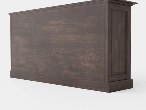 Marthas sideboard wenge 3D Model
