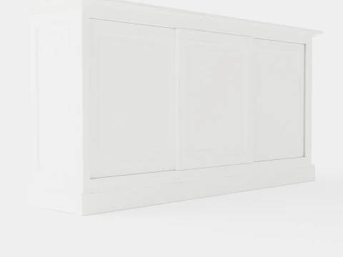Marthas dressoir wit 3D Model