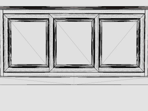 Marthas sideboard white 3D Model