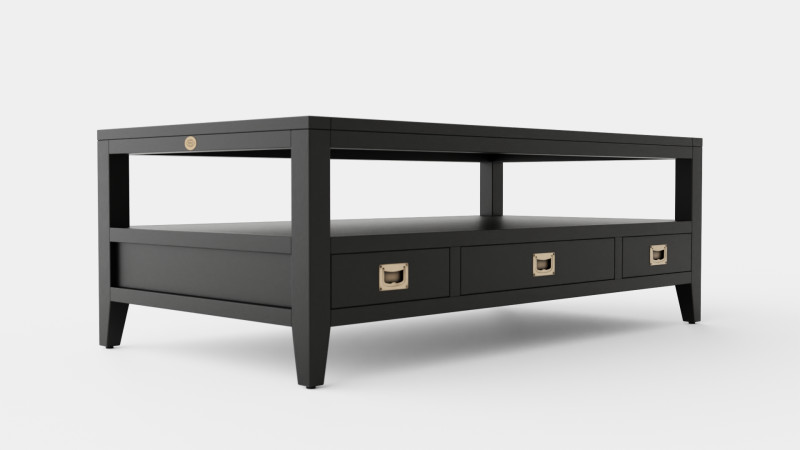 Martino coffee table black 3D मॉडल .c4d .max .obj .3ds .fbx .stl .blend 