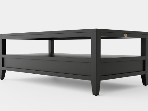 Martino coffee table black 3D मॉडल
