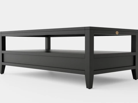 Martino coffee table black 3D Model