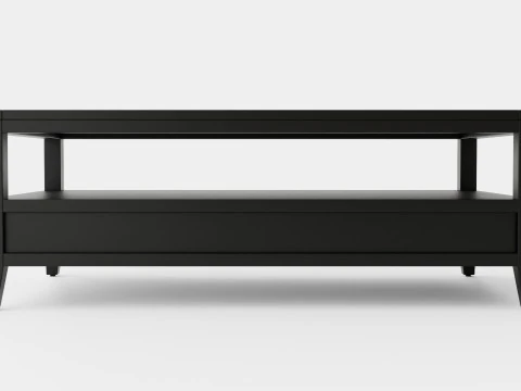 Martino coffee table black 3D Model