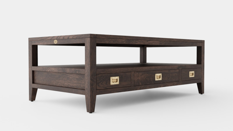 Martino coffee table wenge 3D Модель .c4d .max .obj .3ds .fbx .stl .blend 