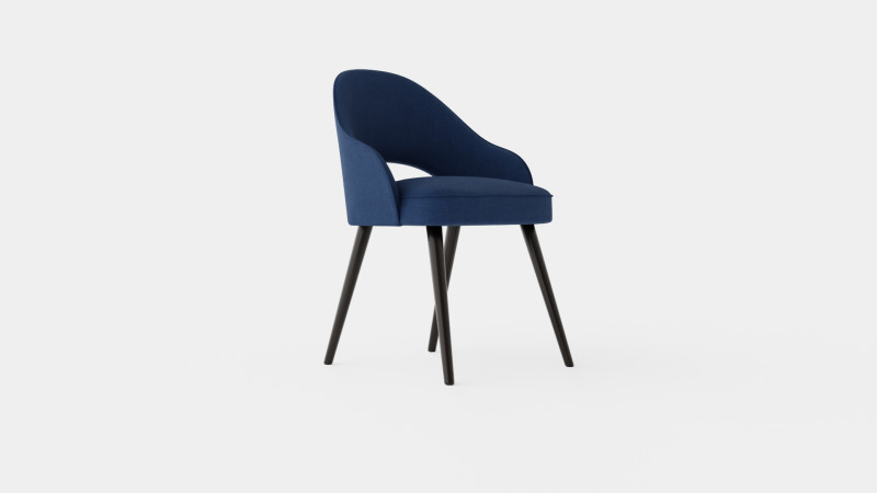 Milano dining chair indigo Modèle 3D .c4d .max .obj .3ds .fbx .stl .blend 