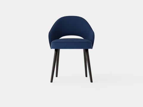 Milano dining chair indigo 3D Model