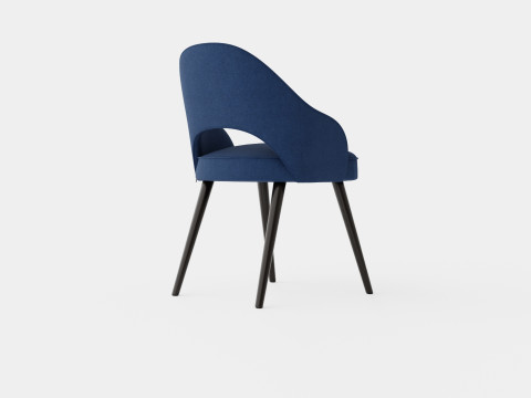 Milano dining chair indigo Modèle 3D