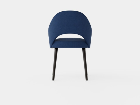 Milano dining chair indigo Modèle 3D