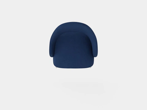 Milano dining chair indigo 3D Model