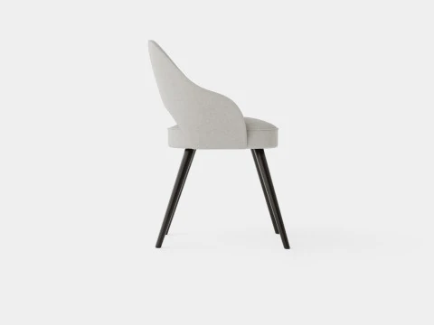 Areia de cadeira de jantar Milano Modelo 3D