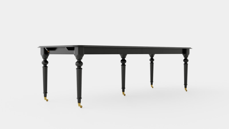 Modus dining table black 3D मॉडल .c4d .max .obj .3ds .fbx .stl .blend