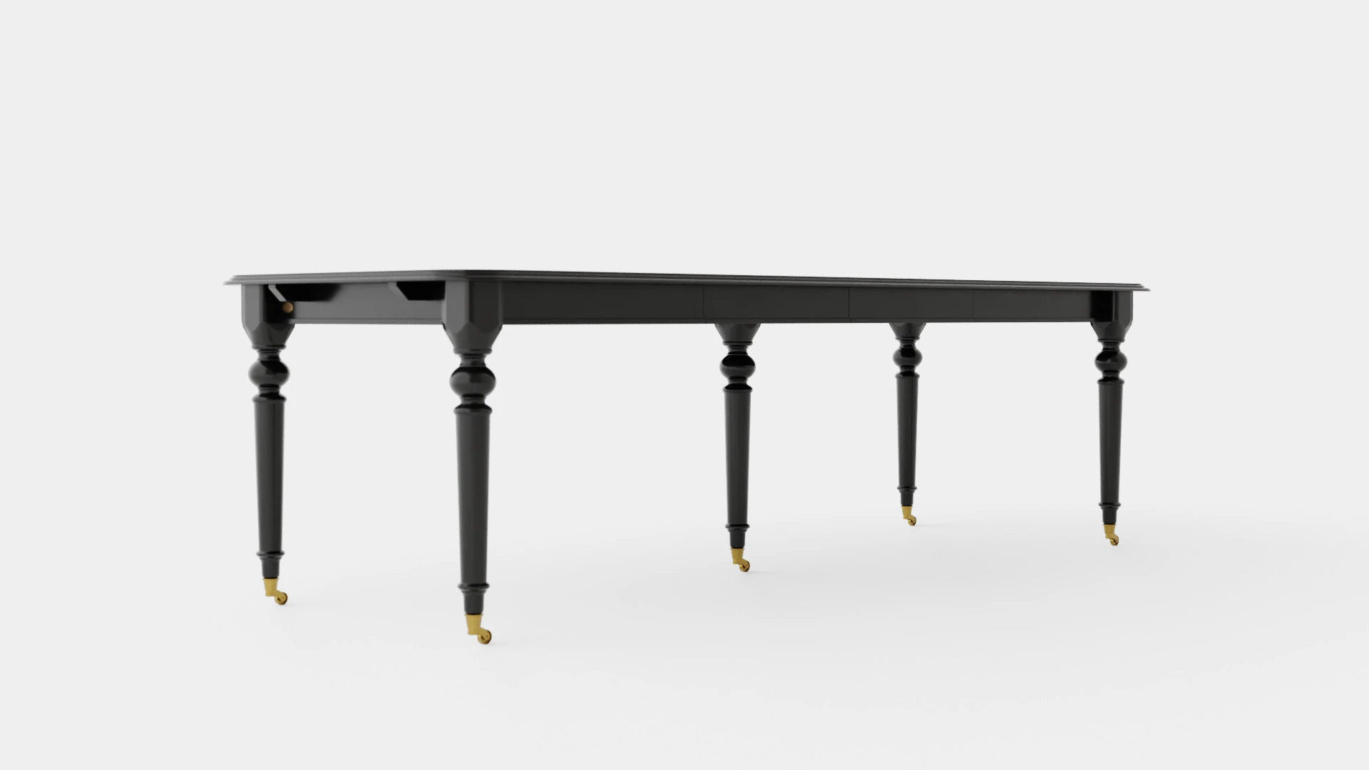 Modus dining table black 3D Model .c4d .max .obj .3ds .fbx .stl .blend 