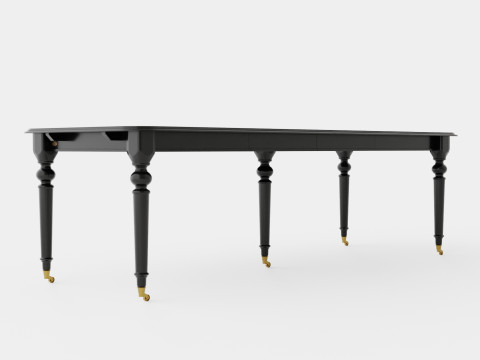 Modus dining table black 3D 모델
