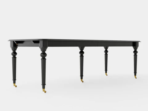 Table &agrave; manger Modus noire Modèle 3D