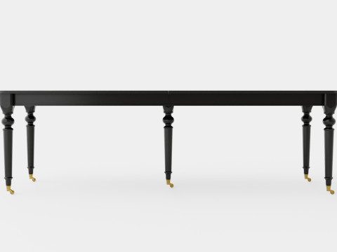 Modus dining table black 3D मॉडल