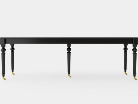 Modus dining table black 3D Model
