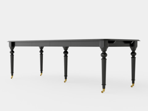 Modus dining table black 3D मॉडल