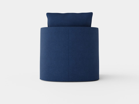 Monroe armchair indigo 3D Model